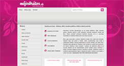 Desktop Screenshot of mojvibrator.sk